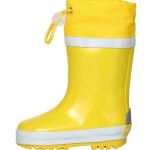 Bottines basiques en caoutchouc doublées - jaune