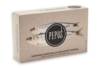 Sardines huile végétale PEPUS RR-125 8/12 1