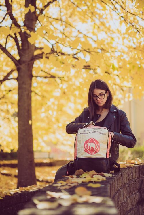 Hoxton Backpack - Recycled Cement Bags