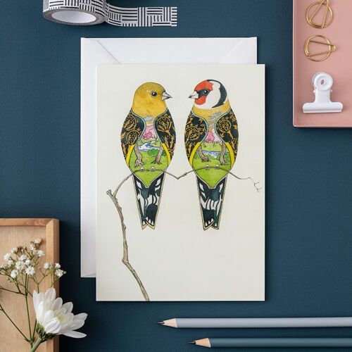 Goldfinches - Card