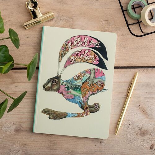 Perfect Bound Notebook - Hare