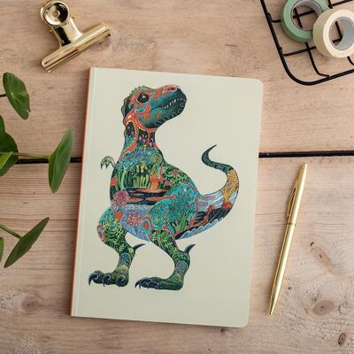 Perfekt gebundenes Notizbuch - Tyrannosaurus Rex