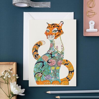 Tiger in the Jungle - Card