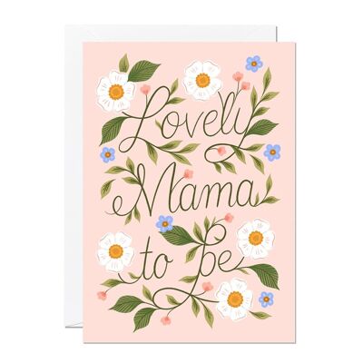 Belle maman à être | Carte de douche de bébé