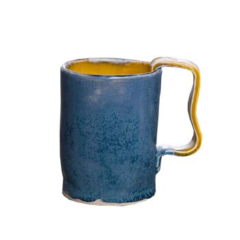 Mug Céramique Ange de Couleurs Bleu/Jaune Soleil 2
