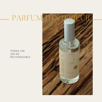 Parfum d'intérieur - Tonka lin - Parfums de Grasse