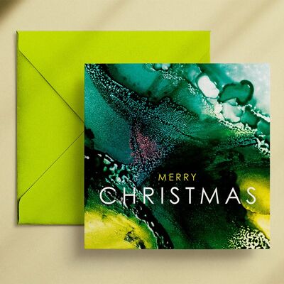 Wendy Bell Designs Card VIBRANT NOTES Merry Christmas