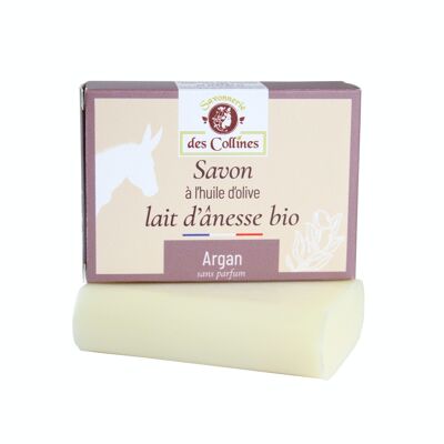 Donkey milk and argan oil soap