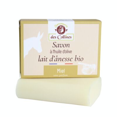 Donkey milk and Vendée honey soap