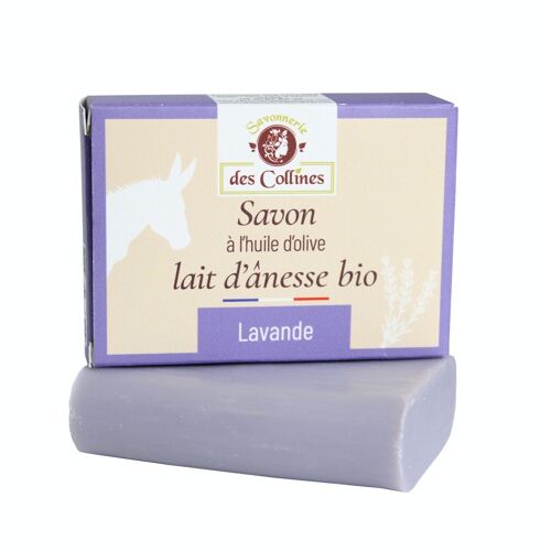 Savon au lait d'ânesse Lavande
