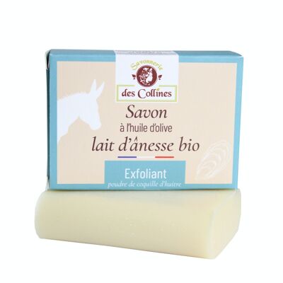 Savon exfoliant au lait d'ânesse