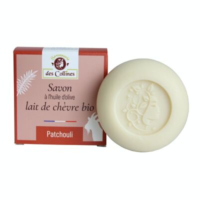 Patchouli scent goat milk soap