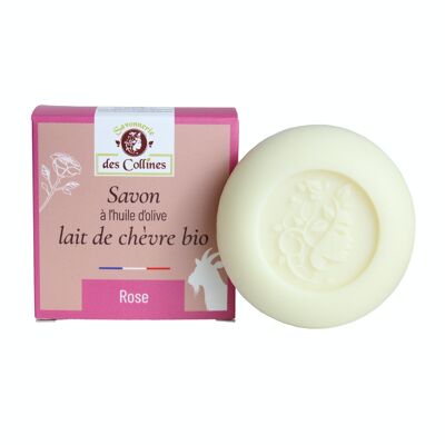 Jabón de leche de cabra rosa