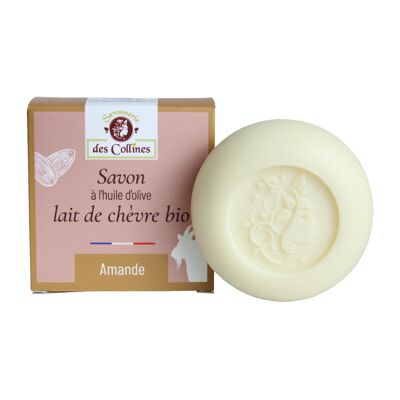 Almond goat milk soap