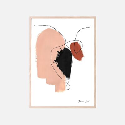 Inhale poster - 50 cm x 70 cm