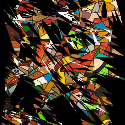 Abstracto 1-39-201 75x125 cm
