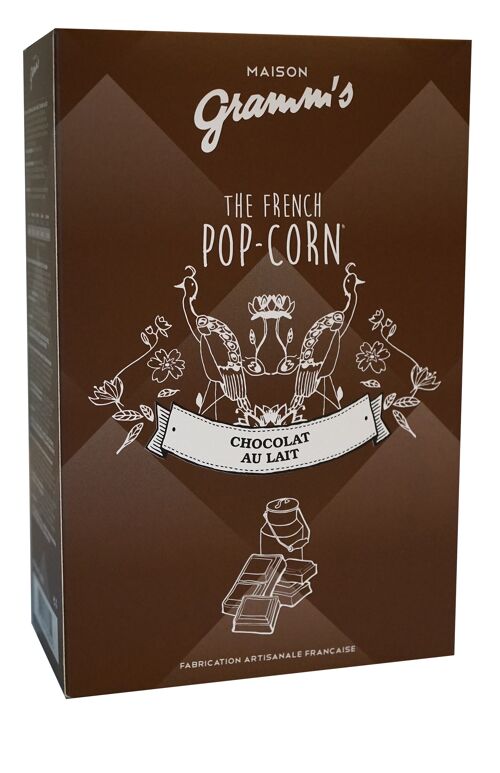 Pop-Corn Caramel beurre salé Chocolat au Lait 100g