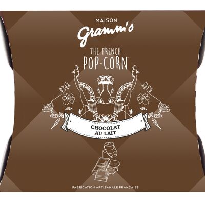 Popcorn Caramel salted butter Milk chocolate 30g