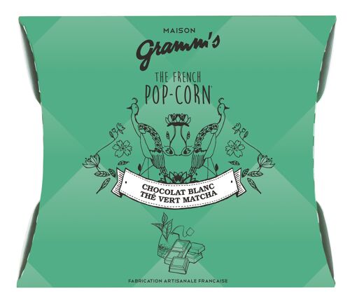 Pop-Corn Caramel beurre salé Chocolat Matcha 30g