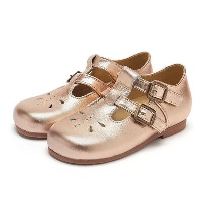 Maggie Mary Jane Shoe Nude Pink Leather , 74