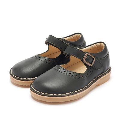 Martha Velcro Mary Jane Shoe Mulberry Leather , 61