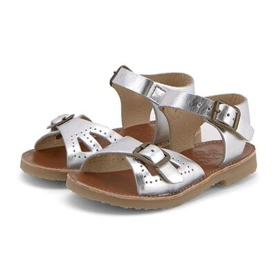 Pearl Sandal Silver Leather | Teen , 65