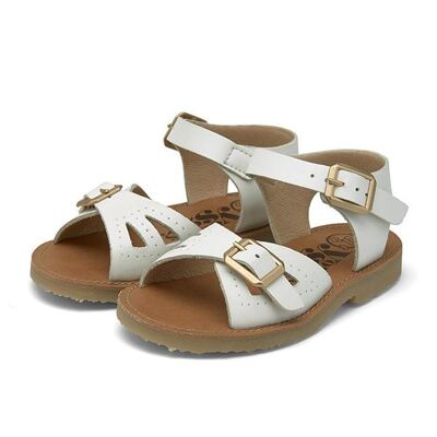 Pearl Vegan Sandal White Synthetic Leather | Teen , 59
