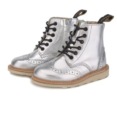 Sidney Brogue Boot Tan Burnished Leather , 92