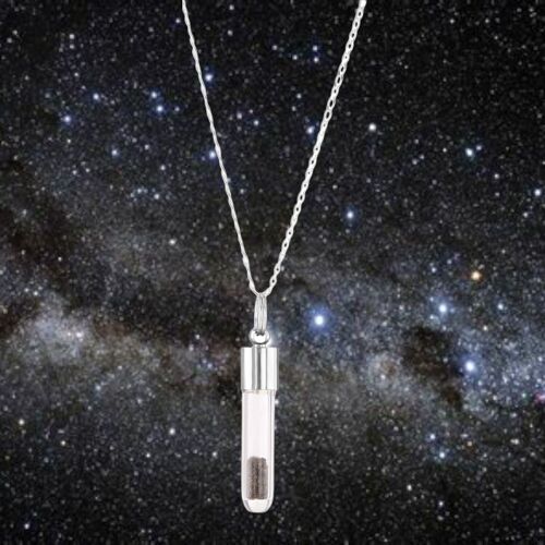 Meteorite Stardust Necklace - Tube Shape