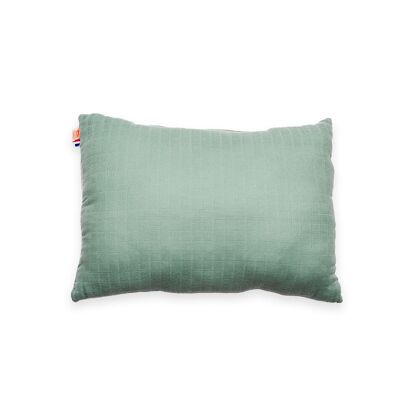 Organic Cotton Rectangle Cushion Green