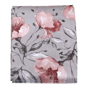 Drap plat satin de coton 270x300 cm imprimé Floral