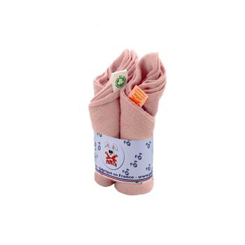 Feh Organic Cotton Swaddles - Pink 1