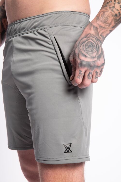 Zip Shorts [Grey]