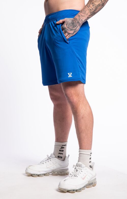Zip Shorts [Blue]