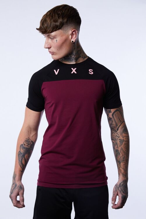 Aces T-Shirt [Black/Burgundy]