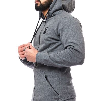 Sudadera con capucha King [gris]