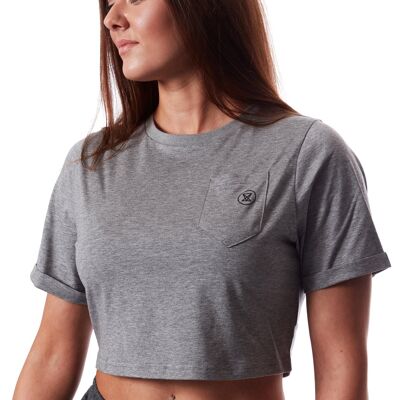 Pro Crop-Tee [Grey]