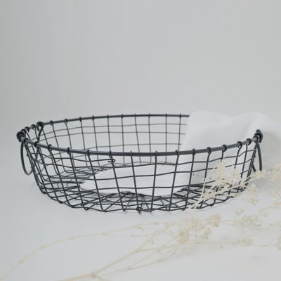 Wire basket round 38cm #storage
