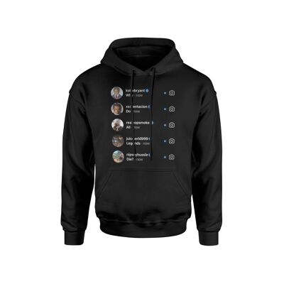 "Why do all legends die?" black hoodie