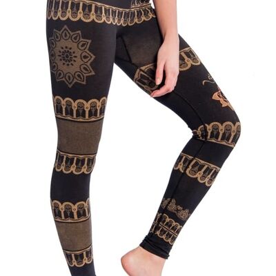 Bhakti Yoga Leggings - Black, Organic