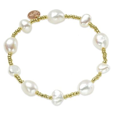 Golden Pearl Bracelet