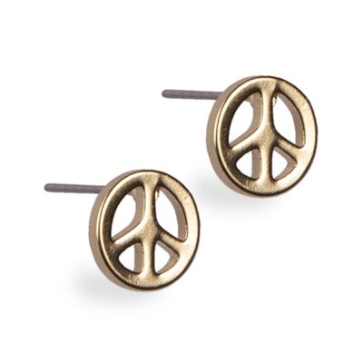 Peace Earring Stud