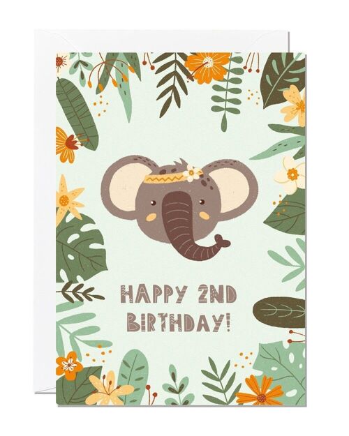 2nd Birthday | Kids Birthday Card