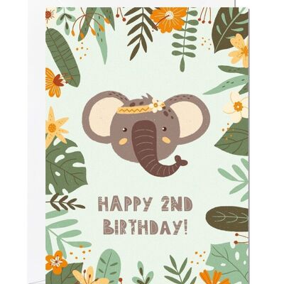 2nd Birthday | Kids Birthday Card