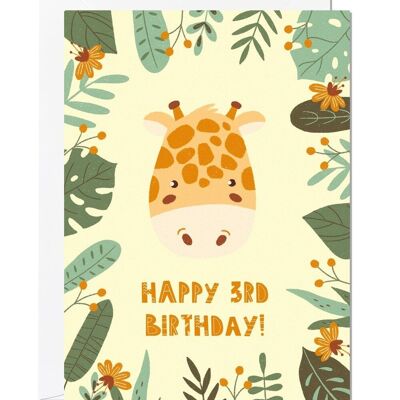 3rd Birthday | Kids Birthday Card