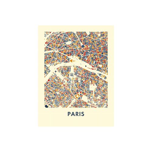 IXXI - Paris Mosaic L - Wall art - Poster - Wall Decoration