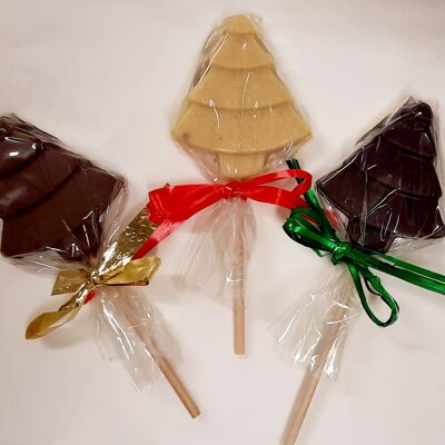 Box CHRISTMAS LOLLIPOPS 3 flavors