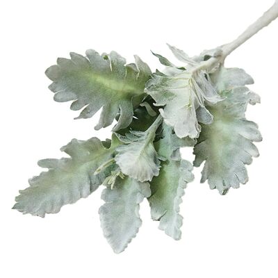 European-Style Simulation Bouquet Wholesale Hairy Silver Leaf Chrysanthemum - Hairy White