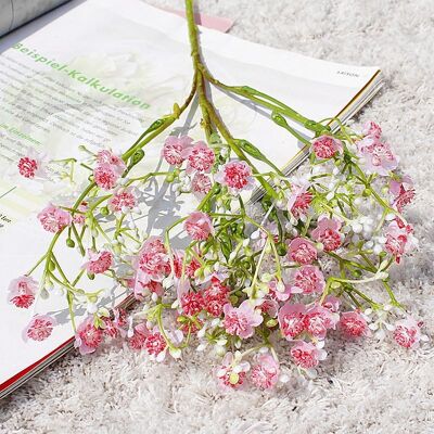 Single Branch Color Milano Gypsophila Feel Artificial Flower - Pink