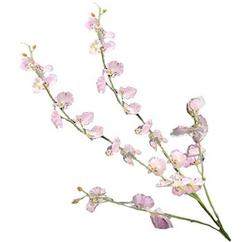 1Pc Fleurs D'orchidées Dansantes Artificielles Avec Longue Tige - Rose 1